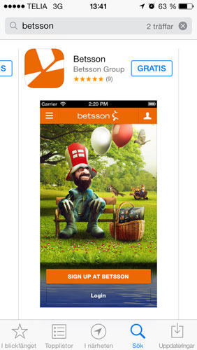 Betsson-app
